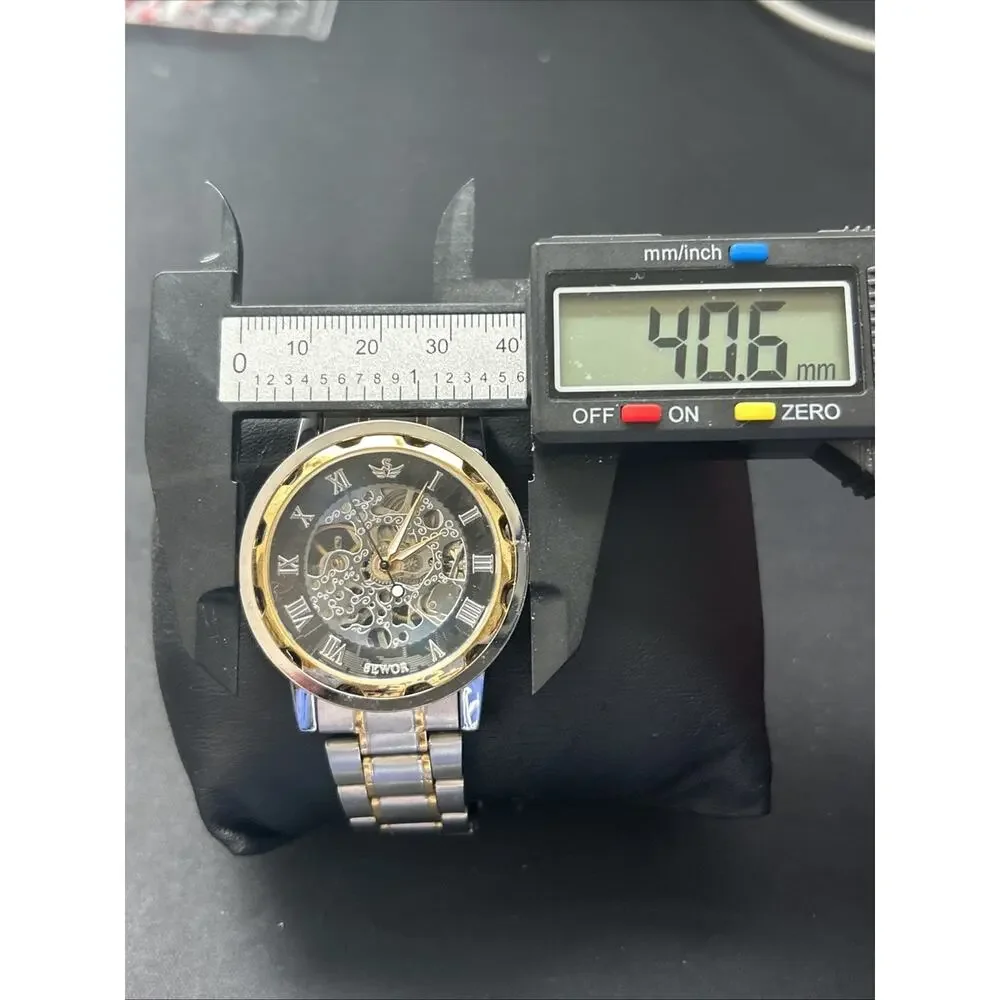 Sewor Two Tone Men’s Wind Up Watch
